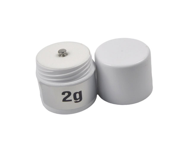 Peso de acero inoxidable 2g